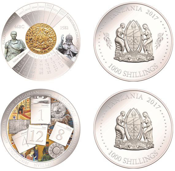 Золотые монеты «Эволюция календаря» в Сбербанке